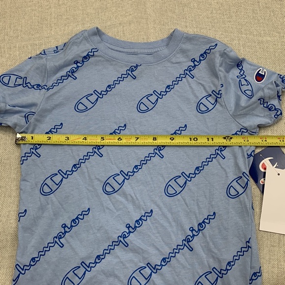 CHAMPION Little Boys Short Sleeve Tee Size 5 - Picture 6 of 9